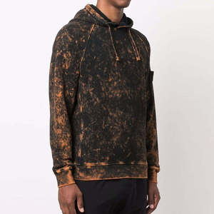 High Quality <b>Vintage</b> Washed Custom Screen Printed French Terry Heavyweight Acid Wash <b>Oversized</b> Unisex Eco-Friendly <b>Sweatshirt</b> - Product Image 2
