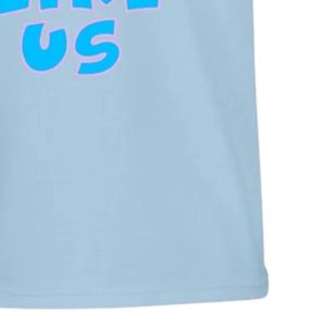 เสื้อยืดแขนสั้นลายกราฟิกสีฟ้าอ่อนสำหรับเด็ก พิมพ์ลายตัวอักษร "They Not Like Us" คอกลม สวมใส่สบายทุกวัน แฟชั่นสำหรับเด็ก - Product Image 5