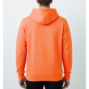 Sweat à capuche structuré en coton biologique 100% avec doublure double et poche kangourou - Product Image 2