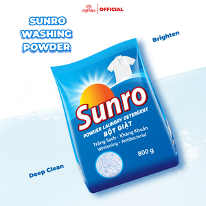 Poudre à lessiver Sunro 800G, blanchissante, nettoyage en profondeur, parfumée, pour le lavage des vêtements - Product Image 2