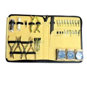 Pinzas de Extensión de Cabello de Acero Inoxidable Quirúrgico de Alta Calidad, Forma Plana, Micro Anillos, Herramientas de Marca Privada - Product Image 1
