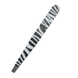 Pinces à sourcils droites en acier inoxydable de haute qualité personnalisées - Légères et écologiques, pointes en fibre réutilisables, prise en main parfaite ANAAIF - Product Image 1