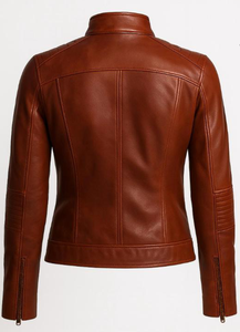 Blouson en cuir pour homme, très vendu, avec col montant et logo frontal, chauffant et respirant à séchage rapide - Product Image 6