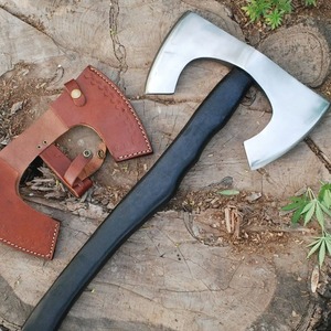 Forged steel tomahawk head Wood handle Flat Backed Felling Axe Carbon Steel Head Wood Handle Industrial Grade <b>Tree</b> Cutting <b>Tool</b> - Product Image 5