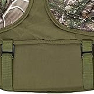 Gilet d'entraînement pour chien orange et vert, résistant à l'eau, pour dressage canin - Haute visibilité dans l'obscurité avec ceinture - Product Image 5