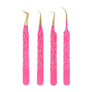 Pinzas para Pestañas con Logotipo Personalizado al por Mayor, Pinzas Profesionales para Extensión de Pestañas - Product Image 4
