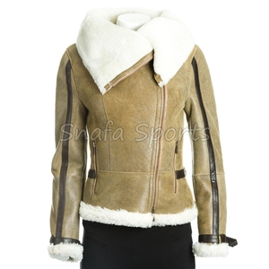 High Quality Fashion Hot Sell Women <b>Leather</b> <b>Jacket</b> <b>Long</b> Sleeve High Quality <b>Leather</b> <b>Jacket</b> For Women - Product Image 6