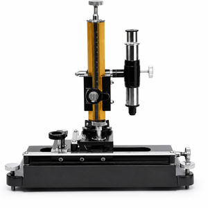 Microscope biologique monoculaire à fort impact, 400X, avec éclairage fluorescent, pour la recherche en laboratoire médical et scolaire - Product Image 1