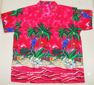 Proveedor Mayorista Indio Vende Camisa Hawaiana de Manga Corta para Hombre, Informal, para Fiesta en la Playa, con Estampado de Palmeras, Popelina 100% Poliéster - Product Image 6