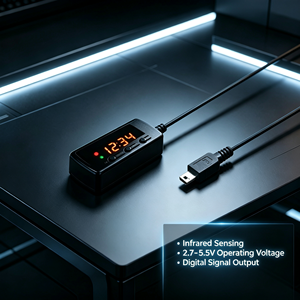 IFA03 สายอินฟราเรด IR ตัวรับสัญญาณ IR สายต่อขยายกล่องทีวี IR สาย IR LED เซ็นเซอร์มินิ‑USB 2.7‑5.5V สายสัญญาณดิจิตอล - Product Image 2