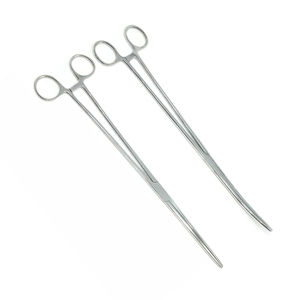 Pinzas de Pean Rectas y Curvas de Alta Calidad, 9.5 Pulgadas, Acero Inoxidable Quirúrgico, Certificación CE por ORTHO GENIX - Product Image 4