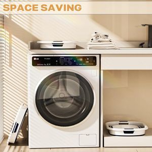 Cesto per Bucato Pieghevole in Plastica da 43L (11,5 Galloni), Contenitore di Stoccaggio Pop-up Pieghevole, Cesto per Biancheria di Grande Capacità - Product Image 3