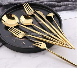 ชุดเครื่องใช้บนโต๊ะอาหารทำจากโลหะสแตนเลสหรูหราสำหรับโต๊ะอาหารในบ้านห้องครัวงานปาร์ตี้ร้านอาหารและงานเลี้ยงอาหารค่ำของครอบครัว - Product Image 5