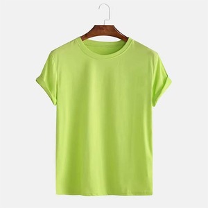 T-shirt décontracté classique en flanelle pour homme 2025 – 100 % coton, séchage rapide, respirant, doux, confortable, tricoté, grandes tailles, teint uni, printemps - Product Image 2