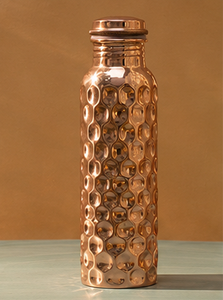 ขวดน้ำทองแดงทำจากทองแดงเกรดอาหารคุณภาพสูงที่ทำด้วยมืออย่างหรูหรา - Product Image 2
