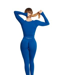Conjunto Deportivo de Yoga de 2 Piezas para Mujer, Tallas Grandes, Ligero, Transpirable, Ropa de Gimnasio y Fitness, Diseño Personalizado con Estampado Frontal, Venta al Por Mayor - Product Image 2