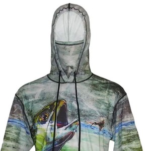 Top Quality Men Fishing Hoodies Adult Wear Hot Selling Comfortable Cheap rate Breathable Fishing Hoodies with Custom Logo/<b>design</b> - Product Image 4