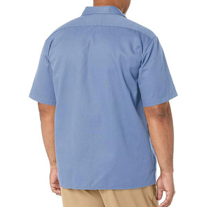 Chemise de travail à manches courtes boutonnée pour homme 2026 avec 2 poches, uniforme de sécurité pour agents et personnel de bureau - Product Image 2