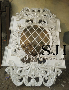 Rajwada Traditional Simple Carved Golden Fiber Window <b>Frame</b> with Professional Design for <b>Wedding</b> Decoration - Product Image 5
