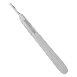 Manche de scalpel vétérinaire en acier inoxydable pour chirurgie animale, équipement de procédure, lame de scalpel chirurgical vétérinaire - Product Image 1