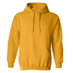 Men's Hooded Sweatshirt Solid Color Cotton Fleece Casual Autumn Wear Regular Fit Pocket Design - Product Image 6