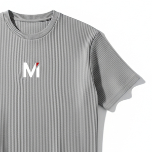 T-shirt Boxy Minimaliste Homme Uni Oversize Épaules Tombantes Streetwear Coton Haute Qualité Personnalisable - Product Image 2