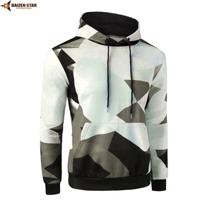 DAIZEN STAR Unisex Hooded Knitted Sweatshirt Regular Fit Breathable Winter Casual Wear 100% Polyester - Product Image 4