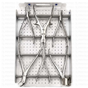 Ensemble d'instruments pour la colonne lombaire avec étui de stérilisation, système d'instruments neurochirurgicaux en acier inoxydable pour la chirurgie spinale par Pentax CE - Product Image 2