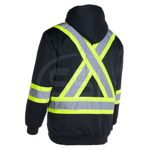Sudadera de Seguridad para el Trabajo con Logotipo Personalizado, Impermeable, ANSI Clase 2, Alta Visibilidad, Alta Calidad para Uso Diurno y Nocturno - Product Image 6