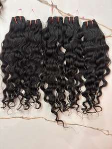 Extensiones de Cabello Humano Natural Indio 100% Virgen con Clip, Juego Completo para Cabeza, Negro Natural, Liso Sedoso - Product Image 3