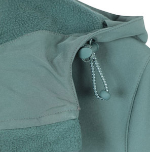 Veste Softshell Unisexe Haute Qualité 2025 Nouvelle Collection Imperméable Coupe-Vent à Capuche Motif Uni Formel Mélange Polyester/Coton Automne - Product Image 6
