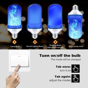 Lampadine LED Decorative Fiamma Blu con 4 Modalità, Luci Simulate Fiamma per Interni/Esterni, Idee Regalo per Decorazioni Feste - Product Image 4