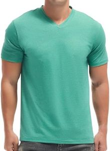 Camiseta Funcional de Cuello en V para Uso Diario con Logotipo Frontal, Algodón Grueso de Primera Calidad, Tejido Ecológico y Transpirable - Product Image 2