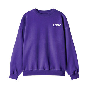 เสื้อสเวตเชิ้ตผ้าฟลีซแบบเรียบสำหรับผู้ชายและผู้หญิง คุณภาพสูงจากโรงงาน คอลเลคชั่นเสื้อสเวตเชิ้ตผู้ชาย ราคาขายส่ง รับสั่งทำพิมพ์ลาย - Product Image 3