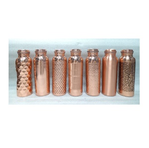 Handmade Pure <b>Copper</b> Water <b>Bottle</b> Reusable Ayurvedic <b>Bottle</b> Leakproof <b>Copper</b> <b>Drinking</b> <b>Bottle</b> For Home Office Travel Gym - Product Image 6