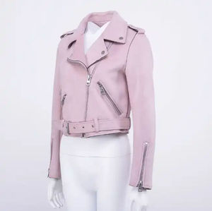 แฟชั่นผู้หญิงปี 2026 หนังแกะแท้ ผ้าซาติน กันน้ำ กันลม บุไนลอนระบายอากาศ สำหรับขี่มอเตอร์ไซค์ในฤดูหนาว - Product Image 2