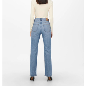 Prix de gros : Jean en denim d'été personnalisé, coupe skinny, extensible et déchiré pour femme - Product Image 3