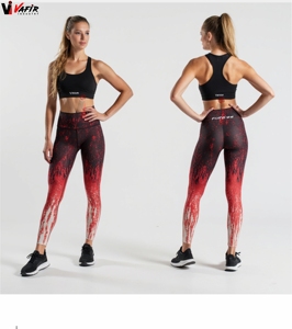 Pantalones de yoga Tie Dye Peach de cintura alta, ajustados, con efecto fruncido en los glúteos, de secado rápido, transpirables, para mujer. - Product Image 3
