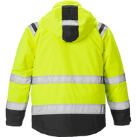 Veste de travail réfléchissante en tissu polyester, veste de sécurité hivernale avec logo personnalisé, veste de travail de sécurité réfléchissante 3M