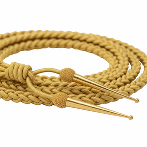 Aiguillette Trenzada de Poliéster Personalizada de Alta Calidad, Cordón Ceremonial Duradero para Uniformes y Prendas - Product Image 2
