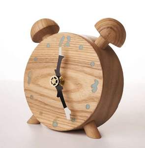 Horloge murale en bois nordique moderne, silencieuse, à quartz, minimaliste, grande horloge décorative en bois pour salon, chambre à coucher, bureau - Product Image 1