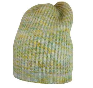 Gorro de punto jacquard tie-dye de invierno, estilo calavera, holgado, con dobladillo, impermeable, 100% lana, estilo urbano. - Product Image 1