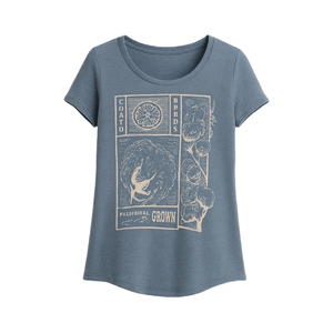 Camiseta básica de cuello redondo de algodón 100% para mujer, Camiseta de punto a la moda de manga corta con estampado de logotipo, estilo informal - Product Image 1