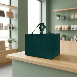 Bolsas de Panadería Reutilizables Personalizadas con Sellado Térmico y Logotipo Serigrafiado, Bolsas Importadas de Tela No Tejida de Indonesia - Product Image 2