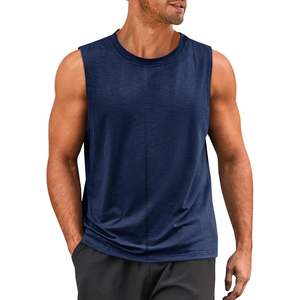 2025 camisetas sin mangas informales de verano para hombre, Camiseta básica de entrenamiento para gimnasio, camiseta muscular con capucha, ropa atlética sin mangas para gimnasio - Product Image 4