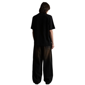 Camiseta Personalizada Vintage para Hombre, Cuello Redondo, Manga Corta, Diseño Estampado con Pedrería, Algodón Grueso de 230g, Corte Holgado, Ribete en Contraste - Product Image 6