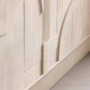 Aparador de madera de mango blanqueada Vandana Prime Sierra - Product Image 5