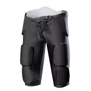 Mens Padded American Football Pants Drawstring Closure Fitted <b>Athletic</b> Practice Game Performance Sportswear Adult Wear mens - Product Image 1