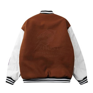 Chaqueta Letterman de algodón/lanza más vendida para hombre, chaqueta Letterman de talla grande para hombre en venta - Product Image 2