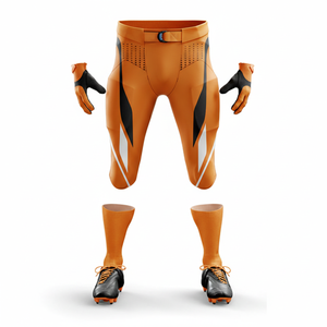 <b>Cheap</b> Bulk Custom Men's American Football Uniforms Front 100% Polyester Sublimation Breathable Quick Dry Short Plus Size All - Product Image 2